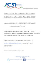 INVITO ALLE PREMIAZIONI REGIONALI