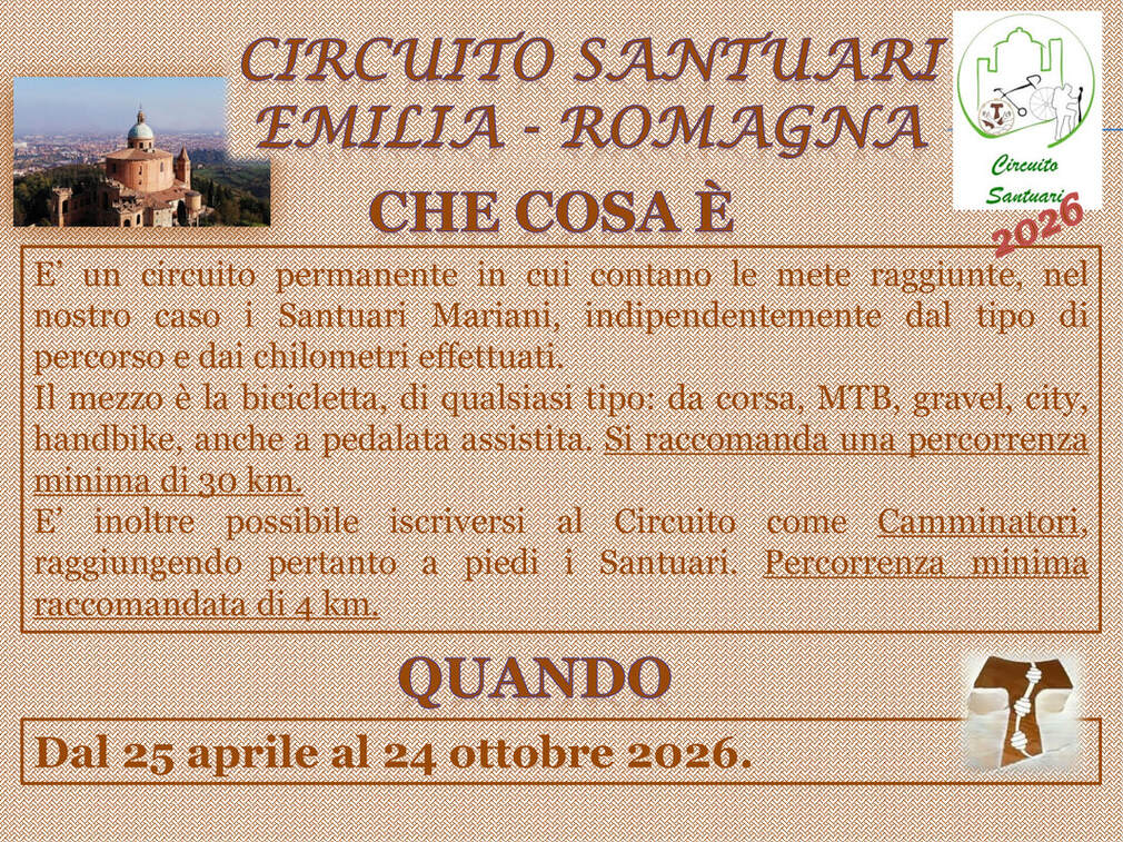 CIRCUITO DEI SANTUARI